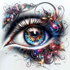 eyes tattoo design ideas metallic mysterious for upper chest
