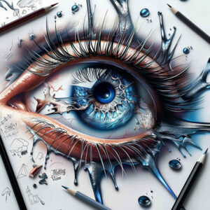 eyes tattoo design ideas accent shading narrow for calf