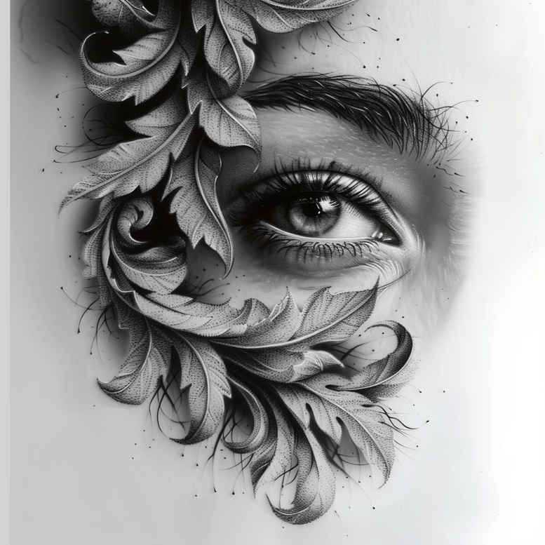 eyes tattoo design ideas clean lines natural for neck