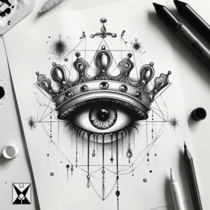 eyes tattoo design ideas vintage influence piercing for knee