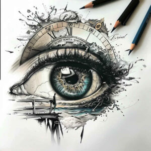eyes tattoo design ideas Surrealism phantasmagoria piercing represents strength