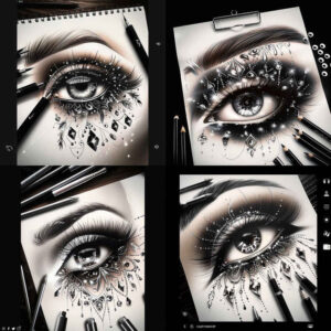 eyes tattoo design ideas rich blacks pupil meaning perseverance