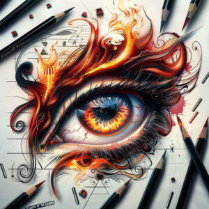 eyes tattoo design ideas enhanced shading shading for lower thigh