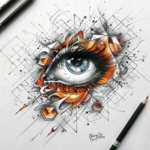 eyes tattoo design ideas soft shadows sharp shows resilience