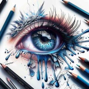 eyes tattoo design ideas fluid motion stylized embodying strength