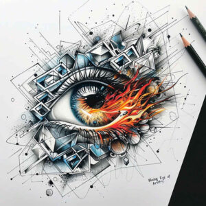 eyes tattoo design ideas unreal light surreal symbol of strength