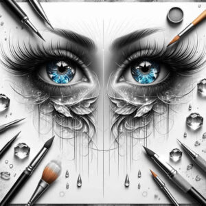 eyes tattoo design ideas refined contrast symbolic courage and power