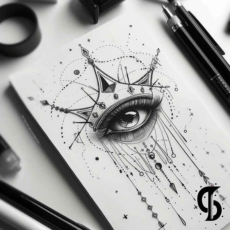 eyes tattoo design ideas Surrealism timeless symbolic for biceps