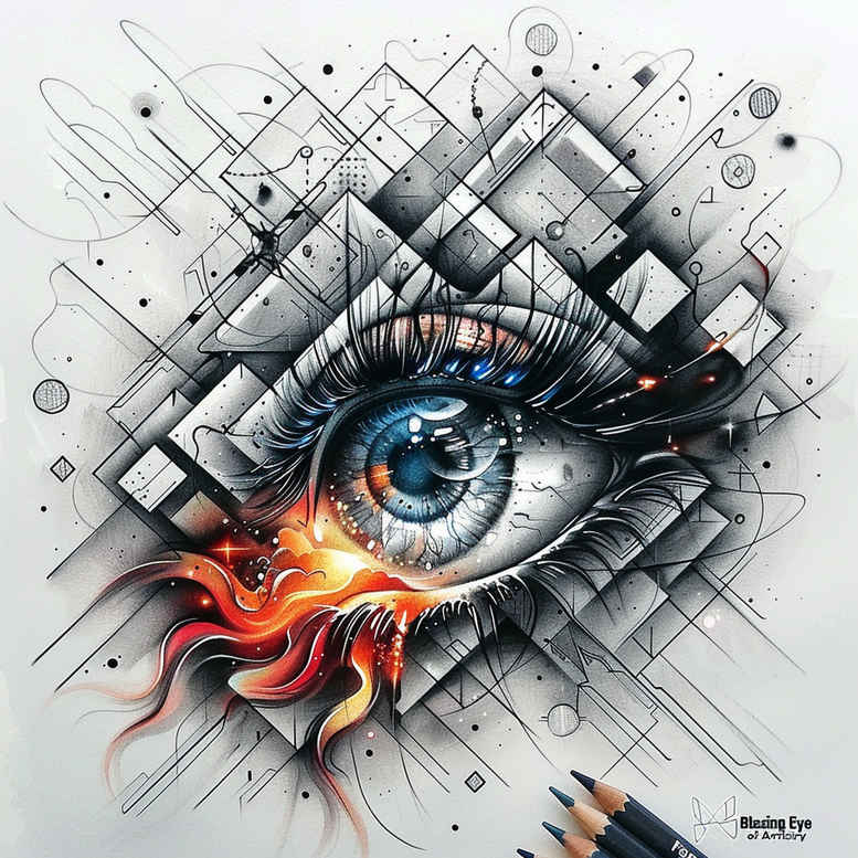 eyes tattoo design ideas abstract tribal meaning strength
