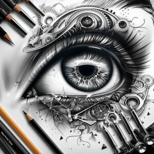 eyes tattoo design ideas lifelike vivid for upper thigh
