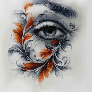 eyes tattoo design ideas bold color wide shows resilience
