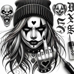 artistic-face – tattoo design ideas free ai generated – skin-texture – for-wrist-side – Gallery: faces-inkby-ai