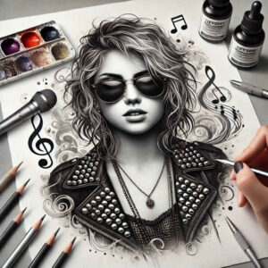 black-and-white-face – tattoo design ideas free ai generated – contour-shading – for-stomach – Gallery: faces-inkby-ai
