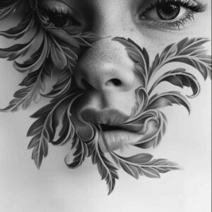 childs-face – tattoo design ideas free ai generated – moist-effect – for-temple – Gallery: faces-inkby-ai