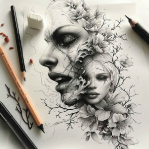 childs-face – tattoo design ideas free ai generated – realistic-proportions – for-hand – Gallery: faces-inkby-ai