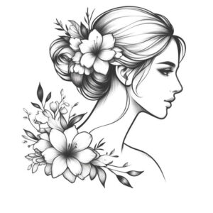 emotional-face – tattoo design ideas free ai generated – color-precision – for-wrist-side – Gallery: faces-inkby-ai