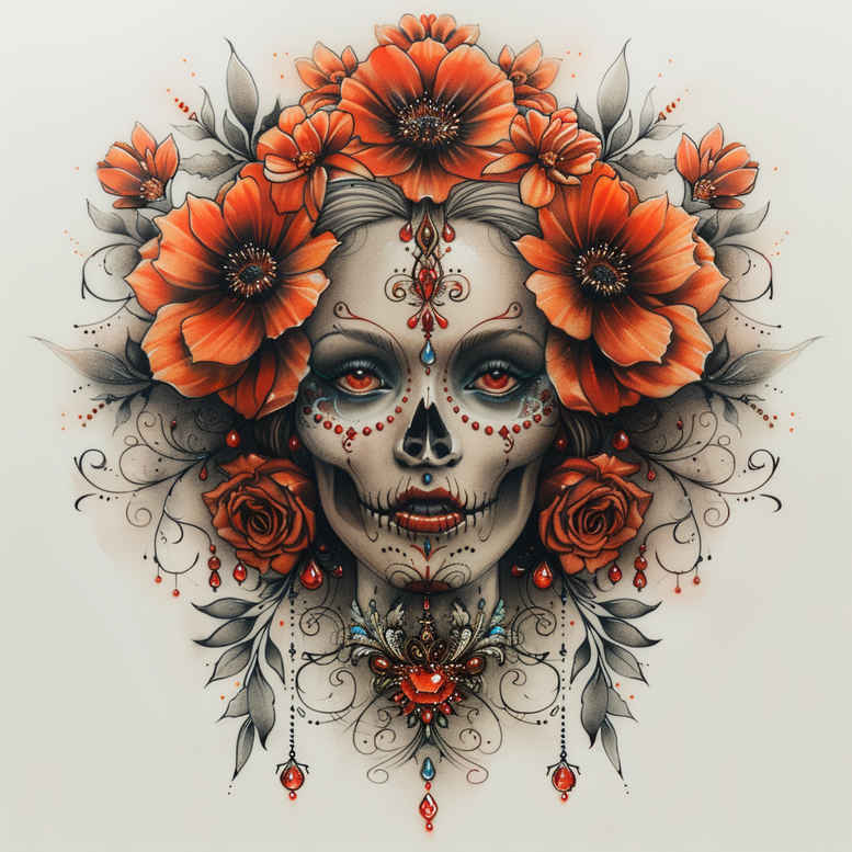 emotional-face – tattoo design ideas free ai generated – realistic-wrinkles – for-triceps – Gallery: faces-inkby-ai