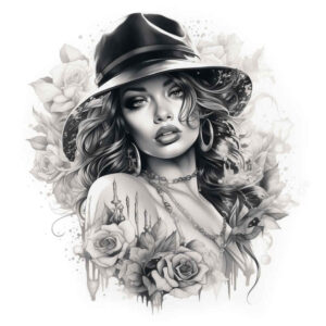 expressive-face – tattoo design ideas free ai generated – realistic-perspective – for-sternum – Gallery: faces-inkby-ai