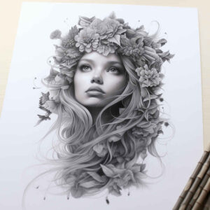 expressive-face – tattoo design ideas free ai generated – studio-quality – for-wrist – Gallery: faces-inkby-ai