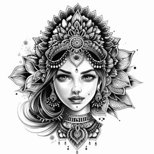 face-and-eyes – tattoo design ideas free ai generated – cgi-realism – for-spine – Gallery: faces-inkby-ai