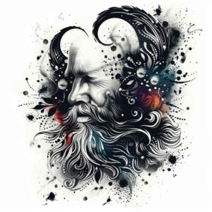 face-with-3d-effect – tattoo design ideas free ai generated – natural-color-palette – for-arm – Gallery: faces-inkby-ai