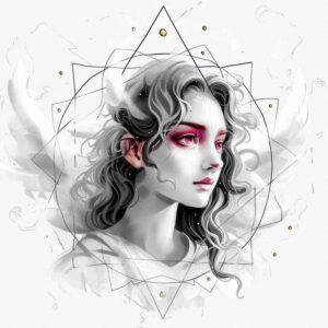 face-with-crown – tattoo design ideas free ai generated – deep-shadows – for-sternum – Gallery: faces-inkby-ai
