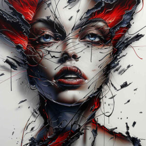 face-with-crown – tattoo design ideas free ai generated – light-play – for-fingers – Gallery: faces-inkby-ai