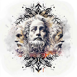 face-with-details – tattoo design ideas free ai generated – delicate-highlight – for-lower-back – Gallery: faces-inkby-ai