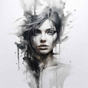 face-with-eyes – tattoo design ideas free ai generated – light-play – for-palm – Gallery: faces-inkby-ai