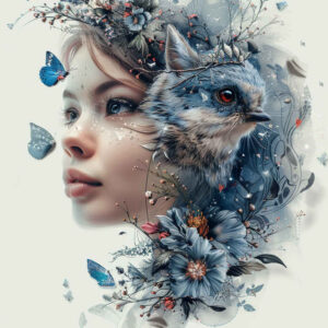 face-with-eyes – tattoo design ideas free ai generated – realistic-dimension – for-lower-chest – Gallery: faces-inkby-ai