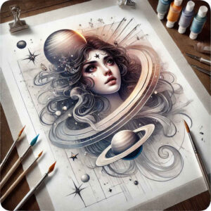 face-with-flowers – tattoo design ideas free ai generated – transparent-layer – for-biceps – Gallery: faces-inkby-ai