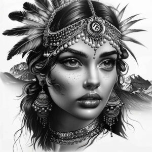 face-with-light – tattoo design ideas free ai generated – real-shadows – for-nape – Gallery: faces-inkby-ai