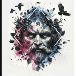 face-with-lines – tattoo design ideas free ai generated – dynamic-shadows – for-side-torso – Gallery: faces-inkby-ai