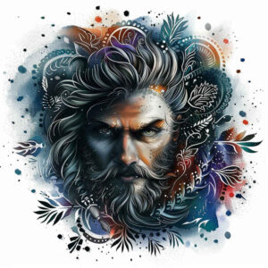 face-with-lines – tattoo design ideas free ai generated – illustrative-style – for-upper-arm – Gallery: faces-inkby-ai