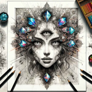 face-with-mimicry – tattoo design ideas free ai generated – precise-gradient – for-upper-thigh – Gallery: faces-inkby-ai