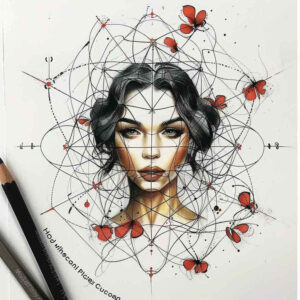 face-with-shading – tattoo design ideas free ai generated – highlight-detail – for-forearm – Gallery: faces-inkby-ai