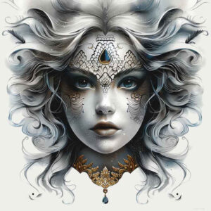 face-with-shadow – tattoo design ideas free ai generated – smooth-complexion – for-calf – Gallery: faces-inkby-ai