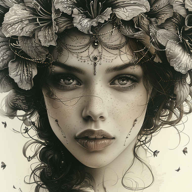 face-with-shadow – tattoo design ideas free ai generated – tonal-depth – for-abdomen – Gallery: faces-inkby-ai