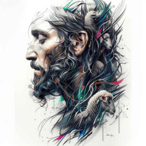 face-with-shadows – tattoo design ideas free ai generated – high-resolution-tattoo – for-nape – Gallery: faces-inkby-ai