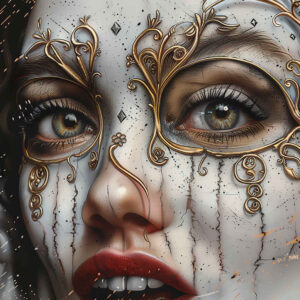face-with-shadows – tattoo design ideas free ai generated – real-shadows – for-shin – Gallery: faces-inkby-ai