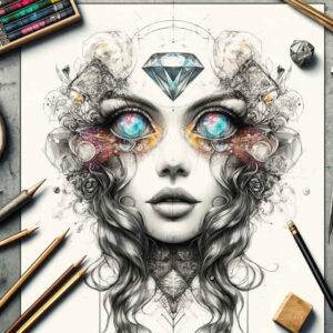faces – tattoo design ideas free ai generated – color-precision – for-lower-arm – Gallery: faces-inkby-ai