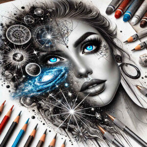 frontal-face – tattoo design ideas free ai generated – tactile-shading – for-side-torso – Gallery: faces-inkby-ai
