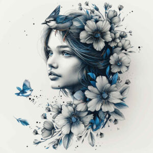 geometric-face – tattoo design ideas free ai generated – photo-like-tattoo – for-side-torso – Gallery: faces-inkby-ai