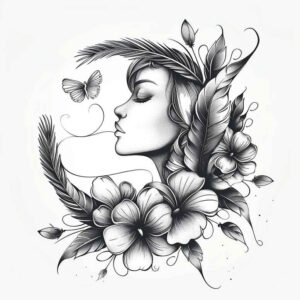 male-face – tattoo design ideas free ai generated – delicate-highlight – for-scapula – Gallery: faces-inkby-ai