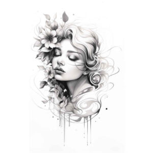 male-face – tattoo design ideas free ai generated – skin-realism – for-lower-chest – Gallery: faces-inkby-ai