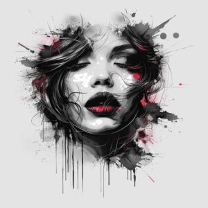 minimalist-face – tattoo design ideas free ai generated – natural-luminosity – for-toe – Gallery: faces-inkby-ai