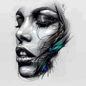mystical-face – tattoo design ideas free ai generated – hyper-detail – for-ankle – Gallery: faces-inkby-ai