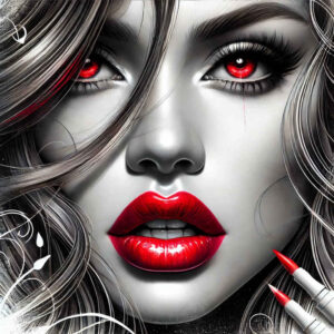 mystical-face – tattoo design ideas free ai generated – realistic-gleam – for-neck – Gallery: faces-inkby-ai