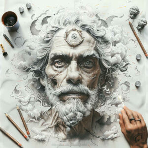 portrait – tattoo design ideas free ai generated – life-like – for-toe – Gallery: faces-inkby-ai