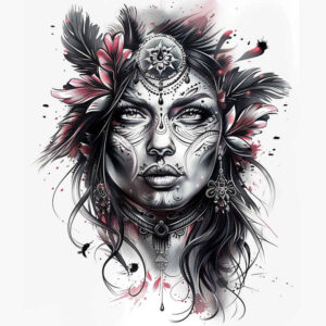 realistic-face – tattoo design ideas free ai generated – optical-depth – for-heel – Gallery: faces-inkby-ai